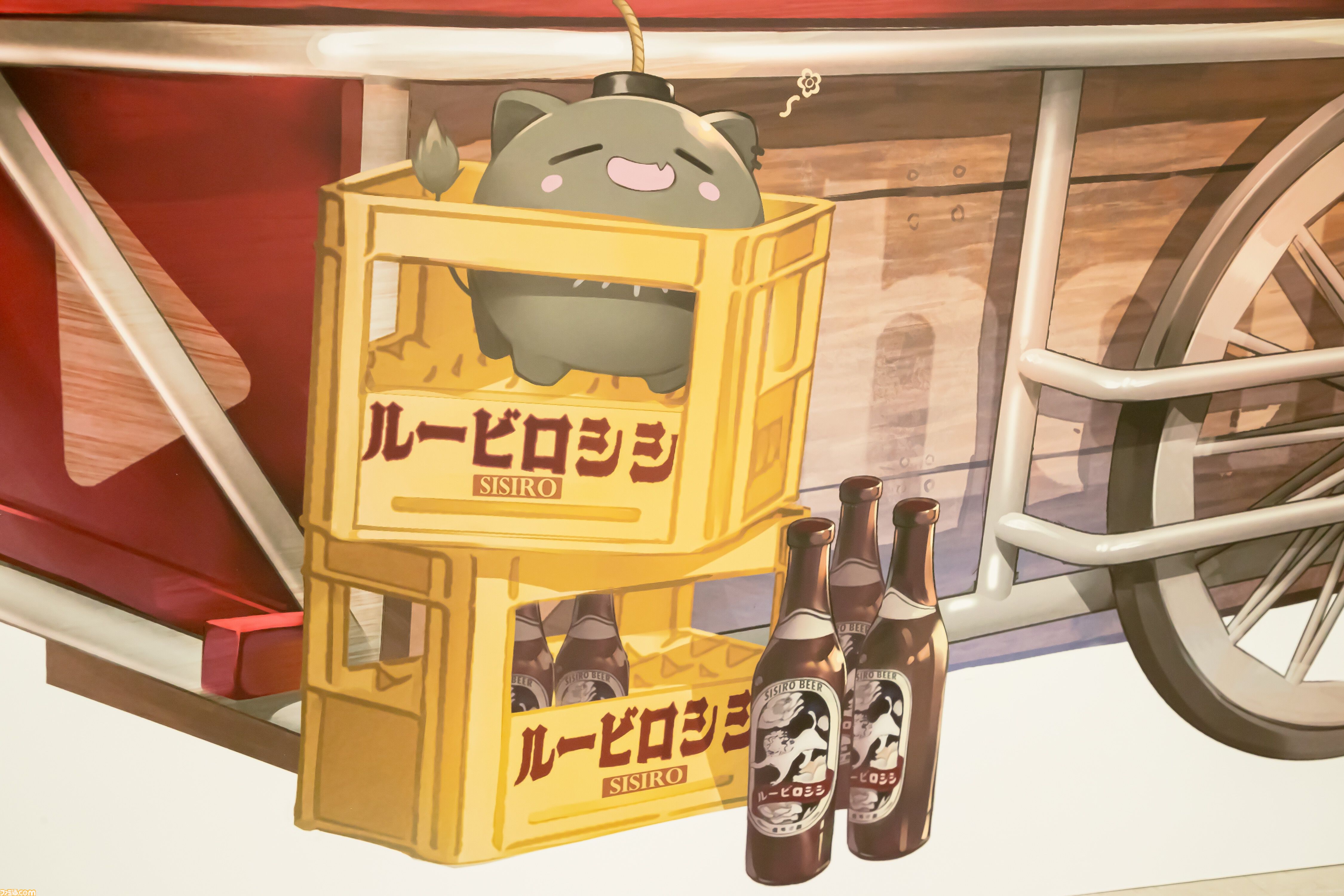 【ホロライブ】獅白ぼたんがギネス記録に挑戦！ ホロライブリスナーたちと協力してカップヌードル約3万個を並べて巨大文字を作成。結果は……？