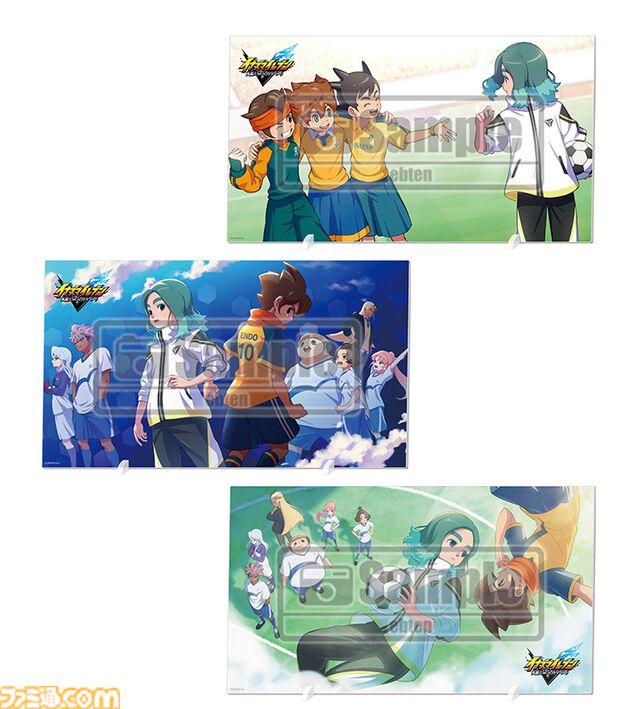 『イナズマイレブン 英雄たちのヴィクトリーロード』のオリジナルアクリルパネル&アクリルキーホルダー（Vol.2）がエビテン避難所にて予約開始