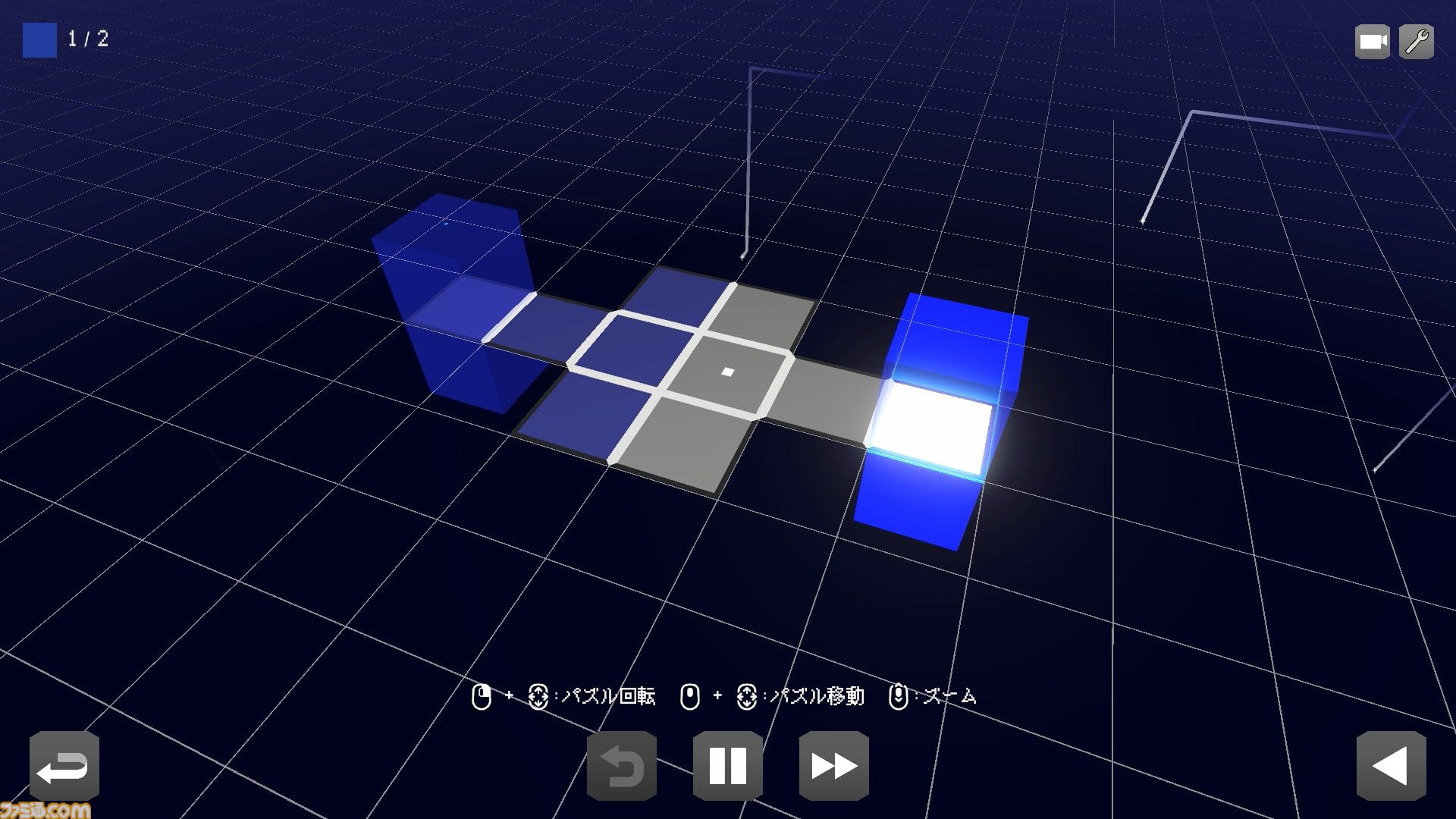立方体展開パズル『siX Planes』発売中。空間把握能力を試す全160問。パズルを自作＆共有することも可能