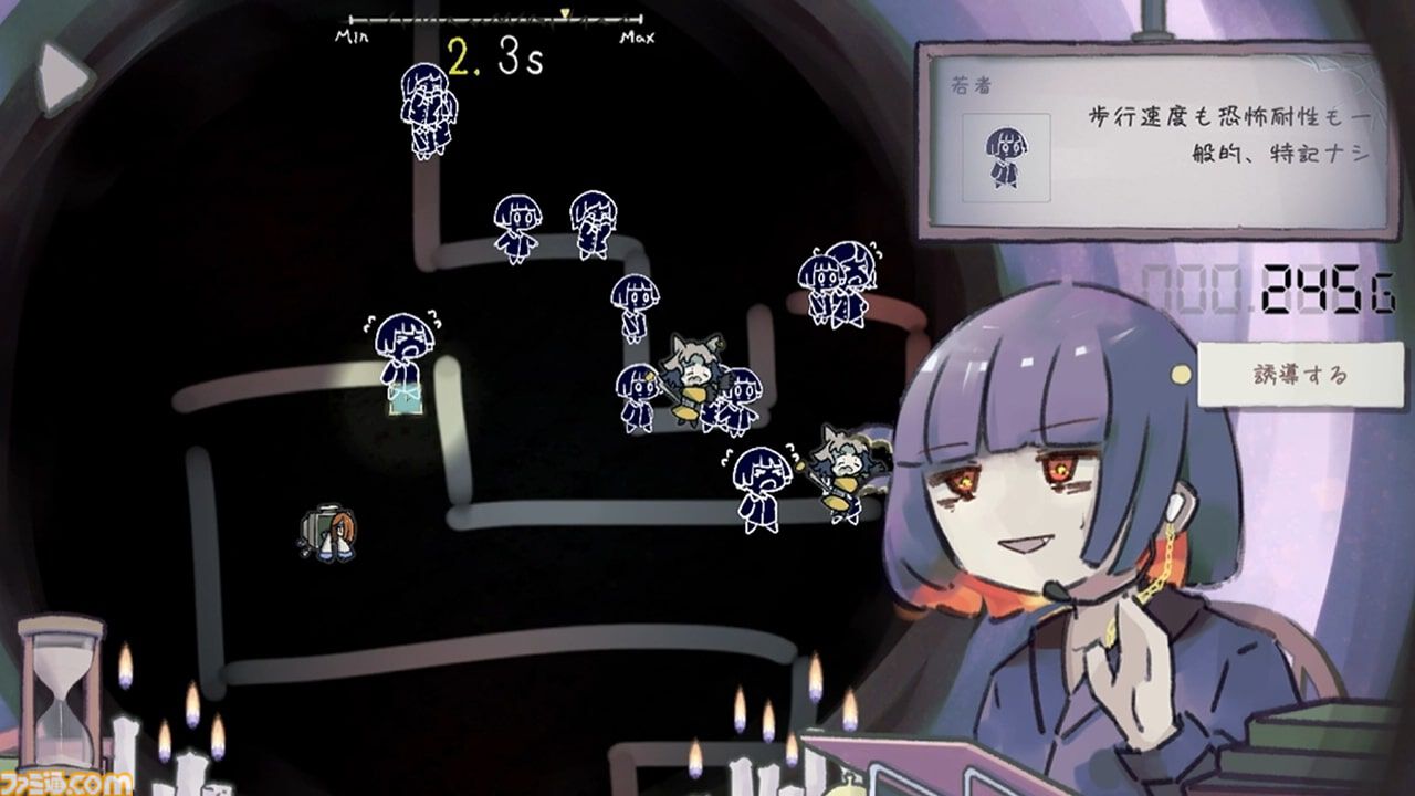 『HauntedManager』最恐お化け屋敷作りゲームが年末リリース予定。客を途中退場させるのが目的。ただしお化けはとてもかわいい【じつは七尺しかない八尺も登場】