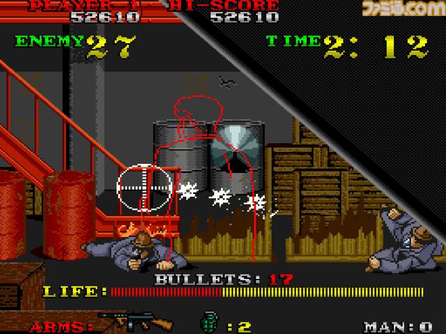 【アケアカ】『リードアングル』Switch/PS4で9月5日配信。マシンガンや手榴弾を駆使してギャングと戦うガンシューティング