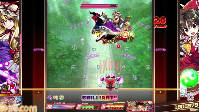 東方音ゲー『東方ダンマクカグラ ファンタジア・ロスト』Switch版が本日（9/5）発売。Toby FoxとZUNによる無料DLC第2弾も配信決定