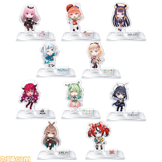 【ホロライブ】一番くじ本日（9/7）発売。がうる・ぐらや森カリオペ、IRyS、オーロ・クロニ―たちENメンバー10名のビジュアルボードが勢ぞろい。ラストワン賞にはすべてのイラストを収録