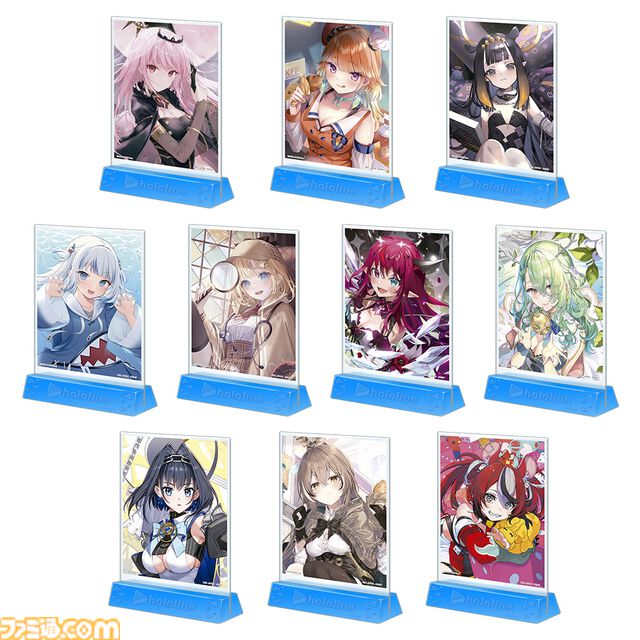 【ホロライブ】一番くじ本日（9/7）発売。がうる・ぐらや森カリオペ、IRyS、オーロ・クロニ―たちENメンバー10名のビジュアルボードが勢ぞろい。ラストワン賞にはすべてのイラストを収録