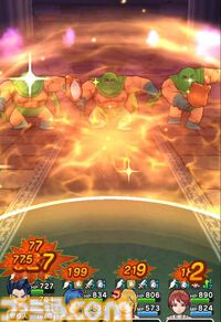 【ドラクエウォーク攻略】ジドーセーセーカンダタ【強】攻略――中央のカンダタを集中攻撃で倒して自動生成されないようにしよう