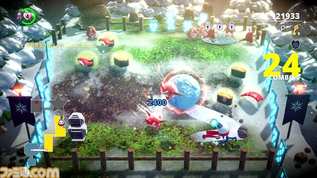 『スノーブラザーズ ワンダーランド』先行レビュー。ピンボール的ギミックが楽しい雪玉3Dアクション。スコアは寿司で計算
