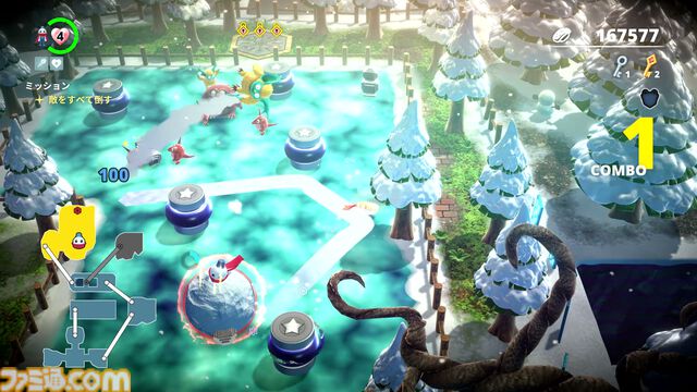 『スノーブラザーズ ワンダーランド』先行レビュー。ピンボール的ギミックが楽しい雪玉3Dアクション。スコアは寿司で計算