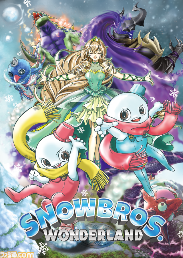 『スノーブラザーズ ワンダーランド』先行レビュー。ピンボール的ギミックが楽しい雪玉3Dアクション。スコアは寿司で計算