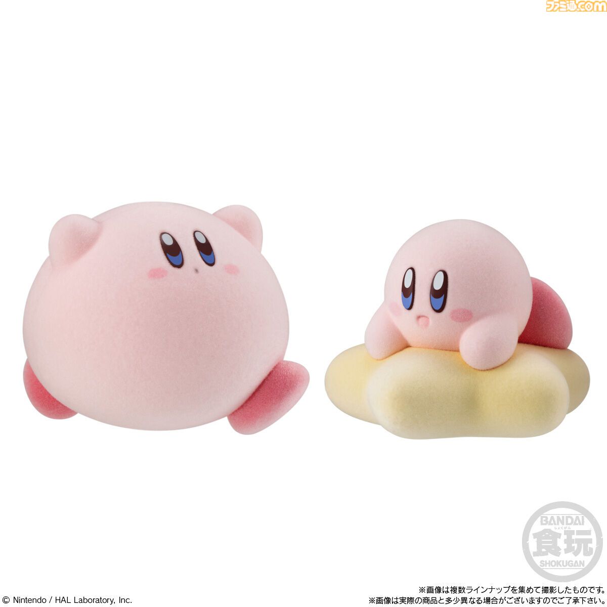 【星のカービィ】“プププどーる”本日（9/9）より全国の食玩売場や任天堂直営ストアで発売。ふんわりフロッキー素材の食玩フィギュア