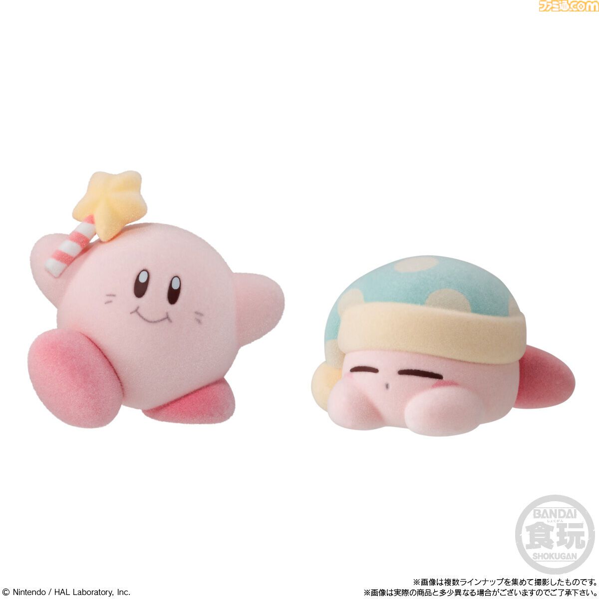 【星のカービィ】“プププどーる”本日（9/9）より全国の食玩売場や任天堂直営ストアで発売。ふんわりフロッキー素材の食玩フィギュア