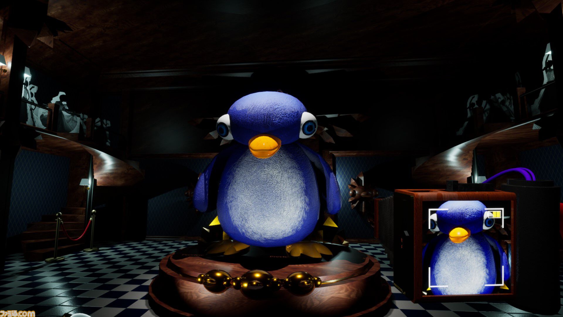 『ペンギンホテル』Steamストアページが公開。凶暴なペンギンを写真に閉じ込めるホラーゲーム。被写体を封じるカメラを駆使してホテルから脱出せよ