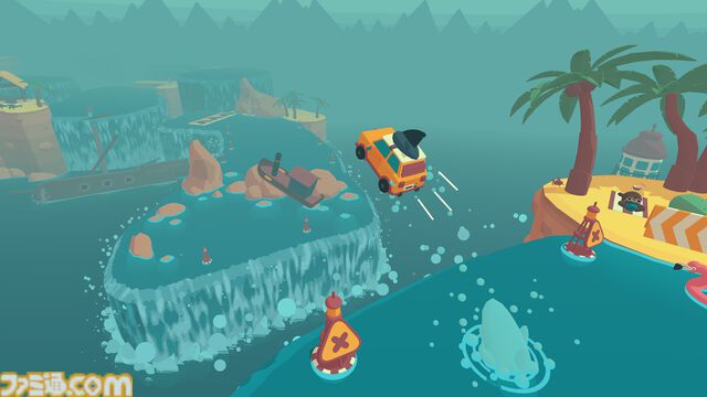 脚の生えた車で駆け回るコメディアクション『WHAT THE CAR? - うんてん、できるかな？』Steam版がリリース。二足歩行だから海だって泳げるし、スキーもできるし、自転車にも乗れる