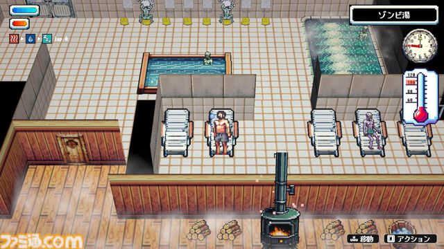 Steam『Sauna of the DEAD』体験版が再配信。熱波師がタオル1枚でゾンビに立ち向かうサウナアクションRPG