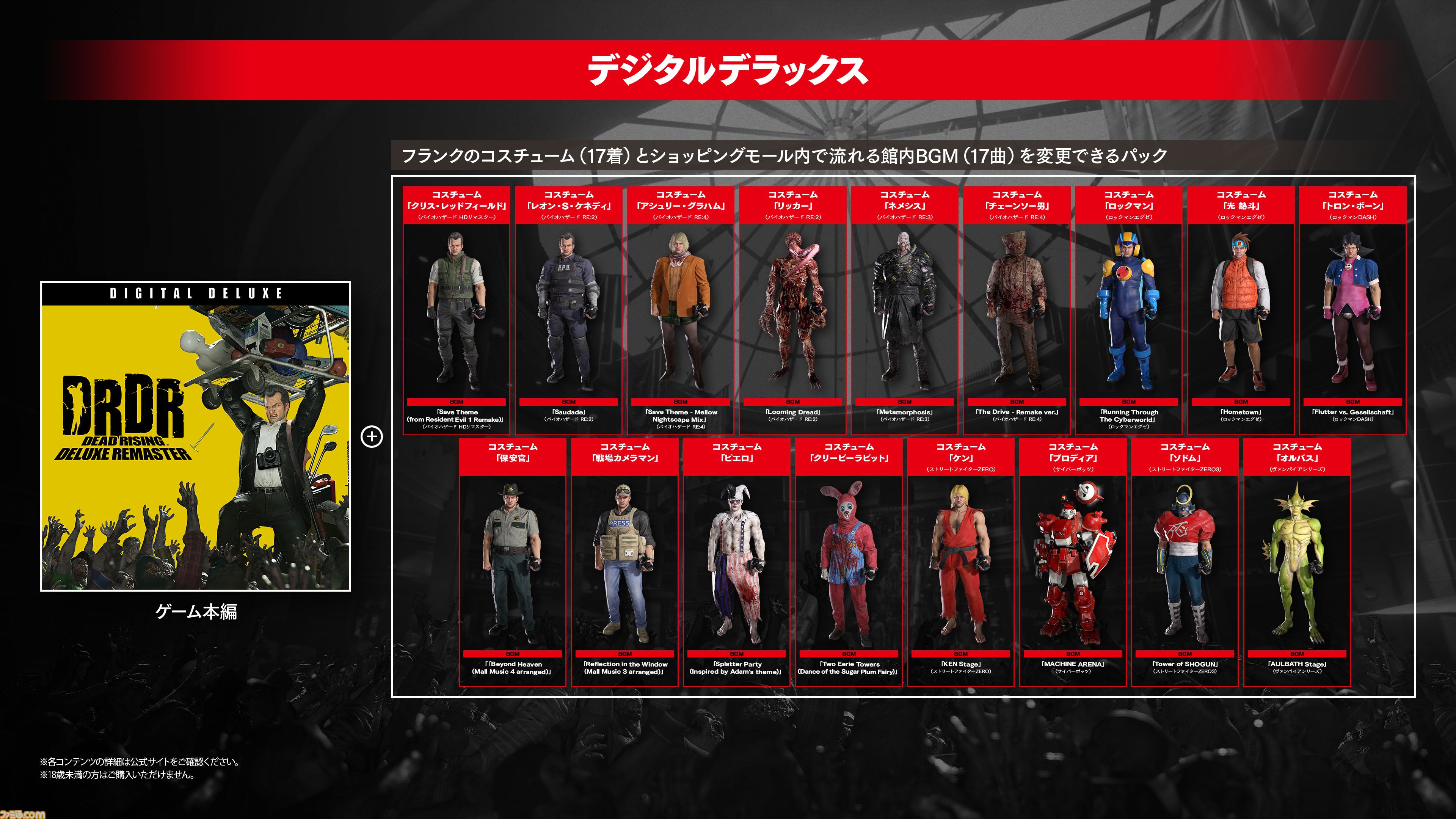 『デッドライジング デラックスリマスター』使用するアイテムの残り耐久度が表示されるように。実況プレイで見どころ紹介するディレクターズレポート第2弾も公開