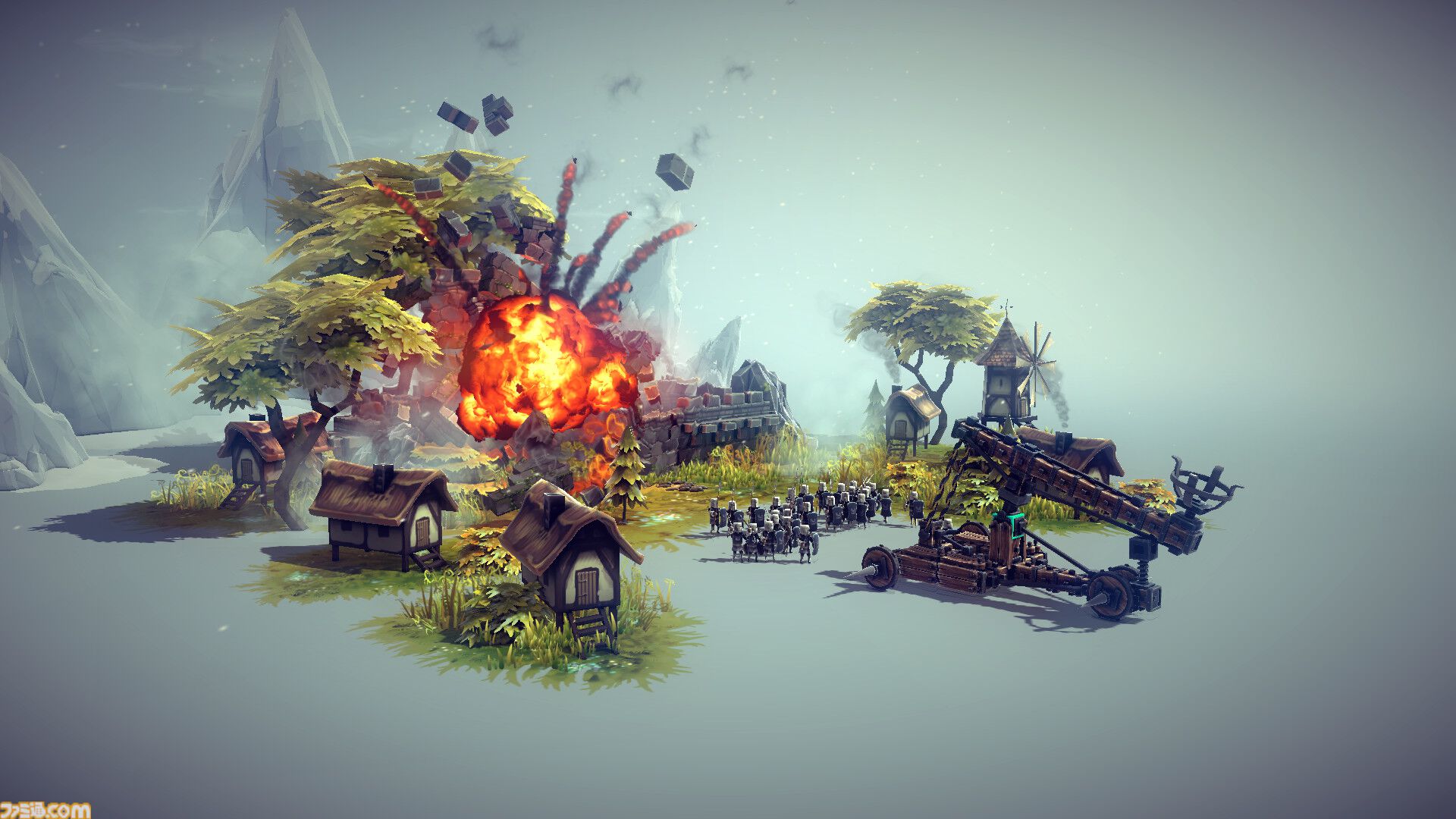 『Besiege - ビシージ -』Switch/PS5/PS4版が12月12日発売。パッケージ版の予約受付も開始。作ったマシンで各ステージを攻略するビルド＆シミュ