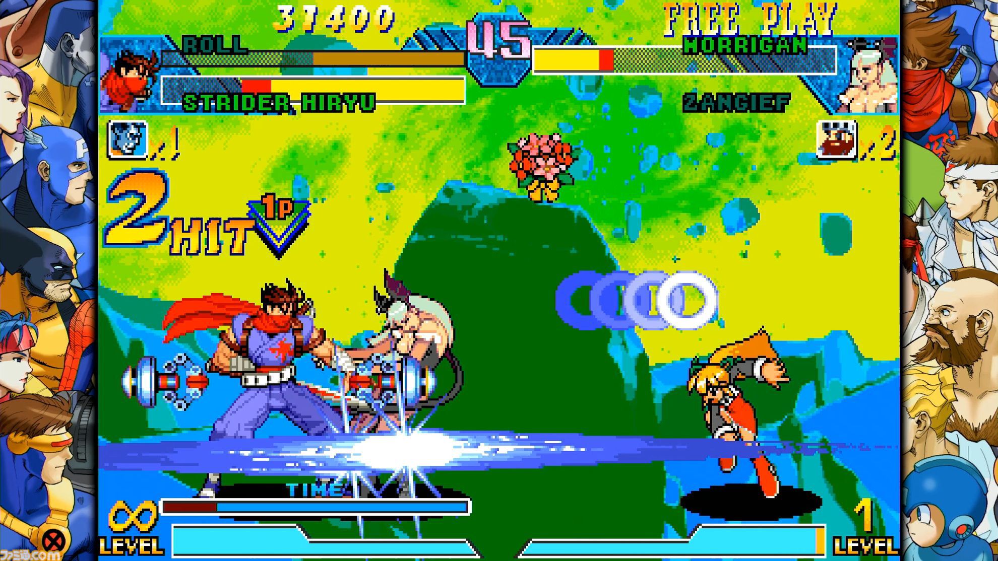 『マーベルVSカプコン ファイコレ』収録作品と追加機能をおさらい。永久コンボ上等なハチャメチャさがいい！ 格ゲープレイヤーもアメコミファンも唸る、珠玉の名作たちが一堂に会する