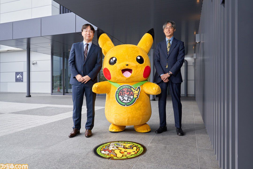 ニンテンドーミュージアムにポケモンマンホール“ポケふた”が設置