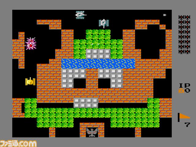 【アケアカ】『VS. バトルシティー』 9月12日に配信。1985年生まれのナムコのシューティングゲーム。戦車を操って司令部を守り抜け