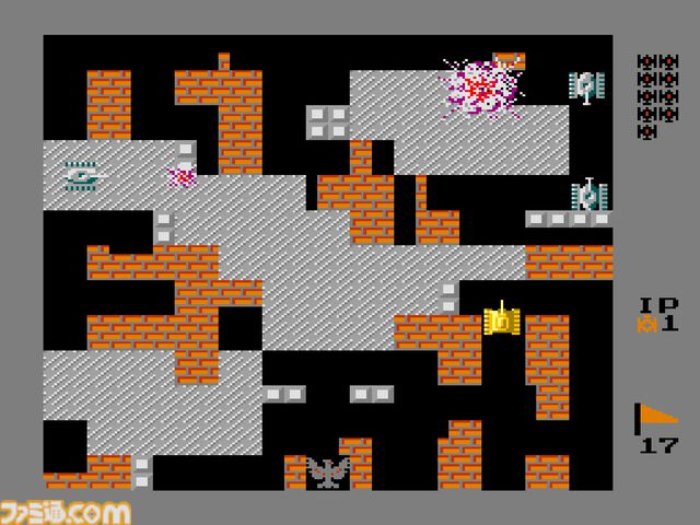 【アケアカ】『VS. バトルシティー』 9月12日に配信。1985年生まれのナムコのシューティングゲーム。戦車を操って司令部を守り抜け