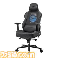 背もたれに200mm RGBファン内蔵のゲーミングチェア“NXSYS AERO”が明日（9/13）発売。チェア内の冷気を循環させることで熱がこもることなく、背面をつねに快適に