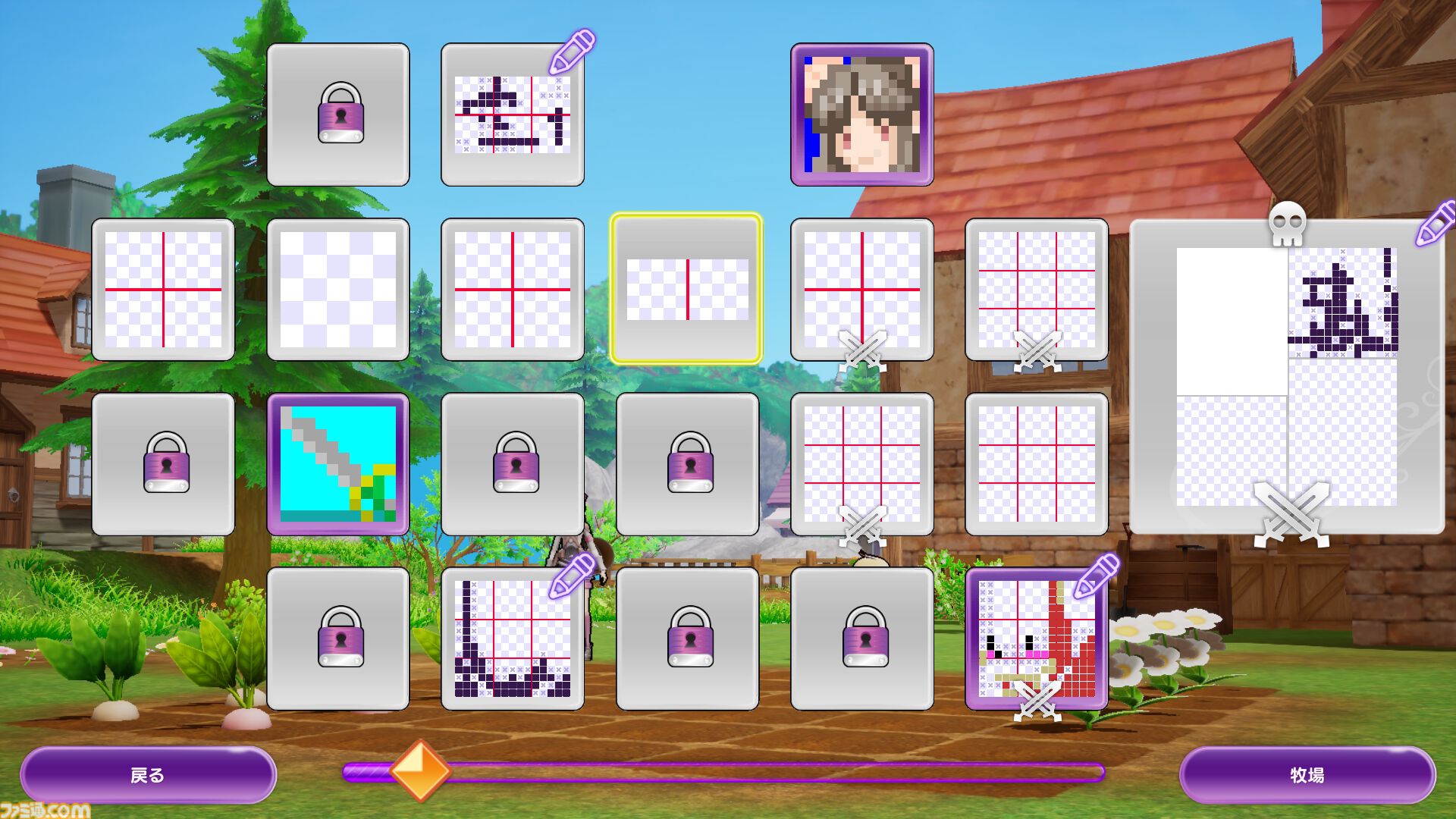 『ピクセルクロス ルーンファクトリーエディション』2025年にリリース。クセになるお絵描きパズルを『ルーンファクトリー』の世界観で楽しめるコラボタイトル