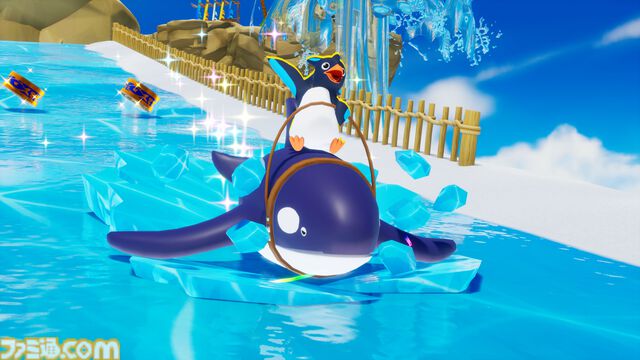 『Faaast Penguin（ファーストペンギン）』PS5、PC（Steam/Epic）版が9/20に無料配信スタート。最大40人参加の邪魔し合いペンギンレース