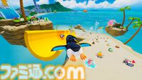 『Faaast Penguin（ファーストペンギン）』PS5、PC（Steam/Epic）版が9/20に無料配信スタート。最大40人参加の邪魔し合いペンギンレース