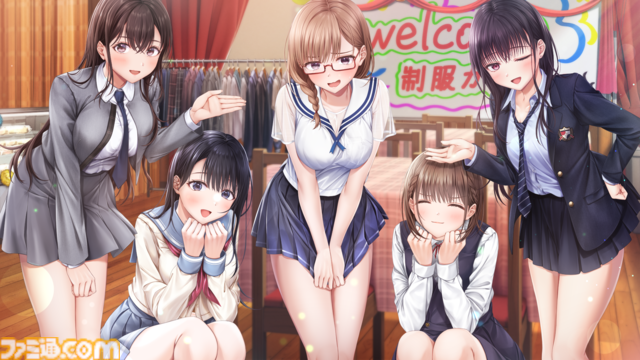 『制服カノジョ2』1月23日発売。カノジョたちと福岡のリアルな街並みで制服デートが楽しめる恋愛シミュレーション