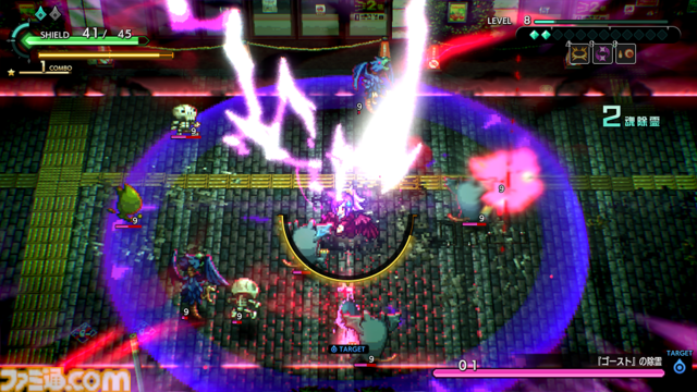『宵祓い探偵ミアズマブレイカー』2025年1月16日に発売。襲い来る悪霊たちを一網打尽にする全方位アクションシューティング。美しいピクセルアートにも注目。TGS2024で試遊可能