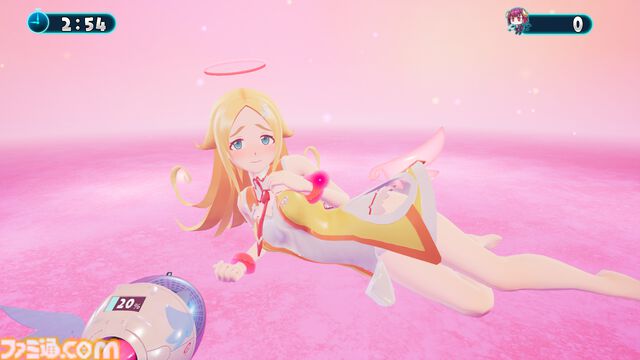 Steam版『ぎゃる☆がん だぶるぴーす』『ぎゃる☆がん2』165円（95%オフ）のセール開催中。女の子を眼力で昇天させる眼シューティング【9/27まで】