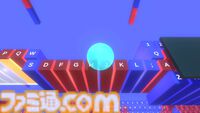 『On the Keyboard』ゲーム内のキーボードを操作して球体を運ぶ高難度アクション。Steamで発売。落とさないようにゴールまで導けるか