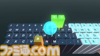 『On the Keyboard』ゲーム内のキーボードを操作して球体を運ぶ高難度アクション。Steamで発売。落とさないようにゴールまで導けるか
