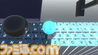 『On the Keyboard』ゲーム内のキーボードを操作して球体を運ぶ高難度アクション。Steamで発売。落とさないようにゴールまで導けるか