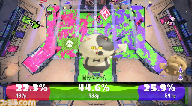 『スプラトゥーン3』グランドフェス後半戦でヌラネバセブン登場。新曲『タイム・トライブ』の演出も、バトルのリミックス曲もエモさが限界突破