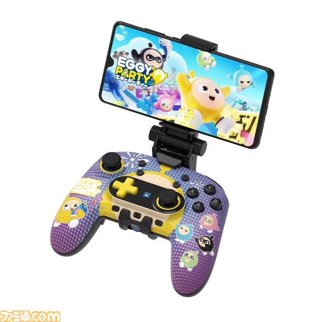 『エギ―パーティー』デザインのAndroidスマホ専用ワイヤレスコントローラーが12月発売。約10mのワイヤレス通信が可能【HORI（ホリ）】