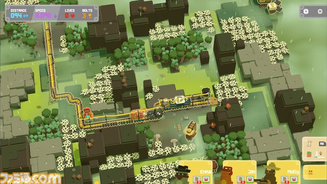 ドタバタ協力鉄道建設ゲーム『Unrailed 2:バック・オン・トラック』オープンベータテストが9月20日～23日に開催。スリリングな線路作りを先行体験