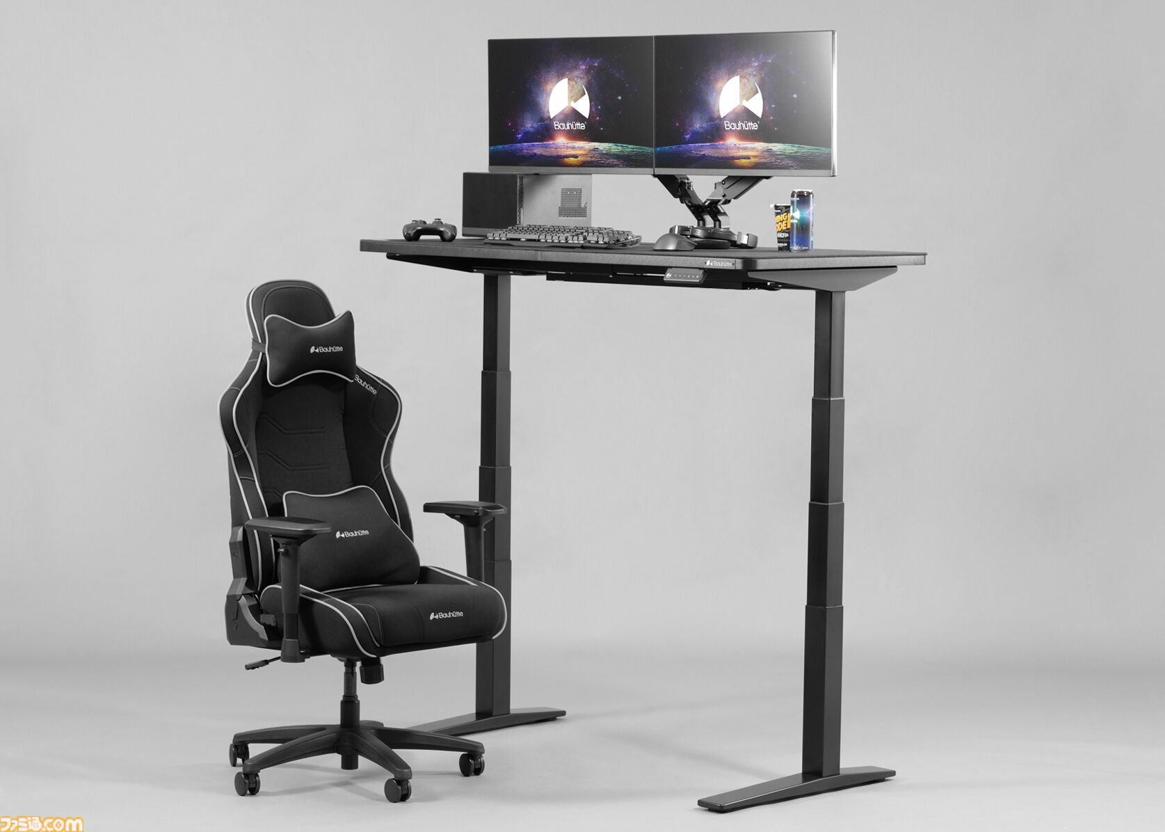 2m超えの人も安心。高身長ゲーマー向け電動昇降デスクが発売。現行の