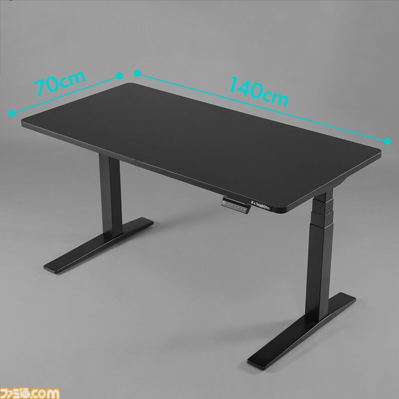 2m超えの人も安心。高身長ゲーマー向け電動昇降デスクが発売。現行の市場品では最も高い位置まで天板を上げられる