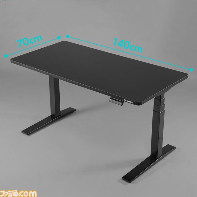 2m超えの人も安心。高身長ゲーマー向け電動昇降デスクが発売。現行の市場品では最も高い位置まで天板を上げられる