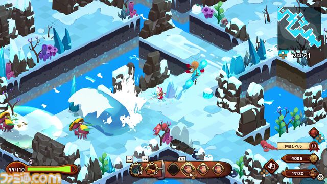 『キュイジニア ポムとまんぷくダンジョン』Switch/PS5版が2025年1月28日に発売。ダンジョンで食材を集め、レストランを経営するローグライトアクション
