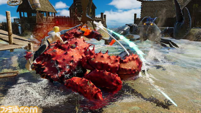 一番いいカニを頼む──『カニノケンカ・ニ』と『エルシャダイ』のコラボコンテンツが配信開始。カニに乗るイーノックや巨大なアーチが登場