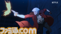 ネトフリアニメ版『Devil May Cry（原題）』の新規映像が公開。ダンテのド派手アクションにしびれる。配信は2025年4月に決定