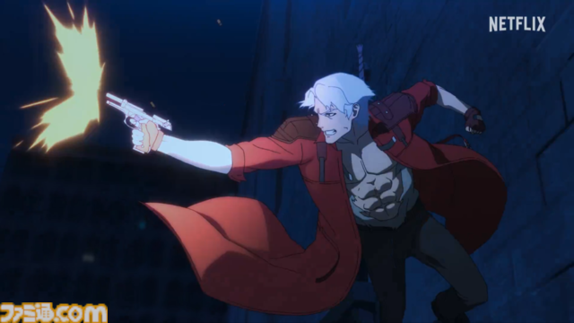 ネトフリアニメ版『Devil May Cry（原題）』の新規映像が公開。ダンテのド派手アクションにしびれる。配信は2025年4月に決定