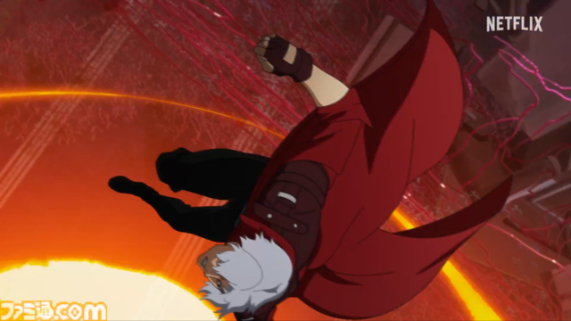 ネトフリアニメ版『Devil May Cry（原題）』の新規映像が公開。ダンテのド派手アクションにしびれる。配信は2025年4月に決定