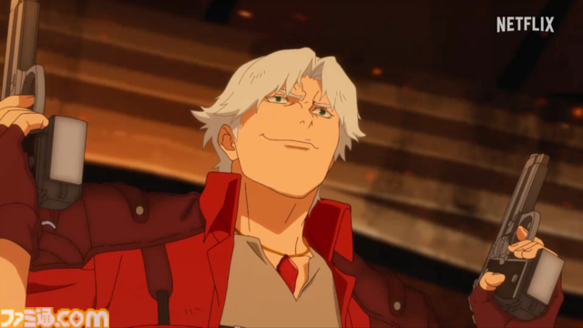ネトフリアニメ版『Devil May Cry（原題）』の新規映像が公開。ダンテのド派手アクションにしびれる。配信は2025年4月に決定