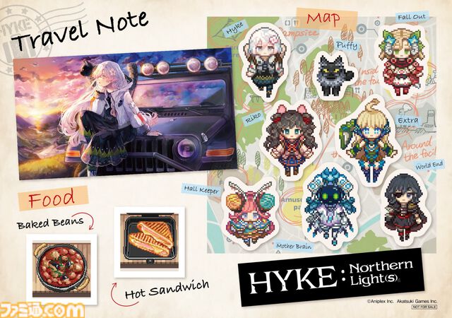 『HYKE:Northern Light(s)』アニプレックス×アカツキの新作タイトルが正式発表。少女が荒廃世界を旅する2DアクションRPG