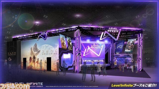 【TGS2024】『NIKKE（ニケ）』エリアのリアル10連ガチャで勝利の女神を召喚！ 等身大フィギュア、指揮官室を再現したフォトスポットなども展開