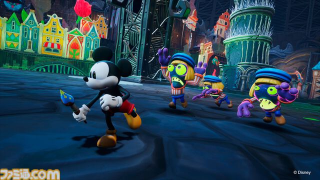 『ディズニー エピックミッキー：Rebrushed』レビュー。ペイントアクションを駆使して運命を変える、ミッキーとオズワルドが夢の共演を果たす魔法アクションアドベンチャー