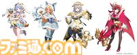 『モンハン』×ホロライブ3期生のコラボプライズが9月27日より展開。ぺこら、フレア、ノエル、マリンがオトモとおそろいの衣装に