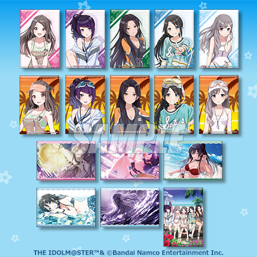 くじ引き堂に『シャニマス』登場！10月1日より水着衣装の